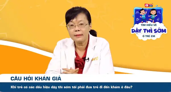 Chuyên gia bàn về dậy thì sớm ở trẻ 1 image